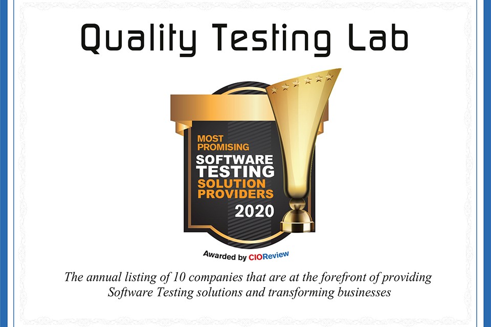 Հայկական Quality Testing Lab-ը՝ ոլորտի 10 ամենախոստումնալից ընկերությունների շարքում