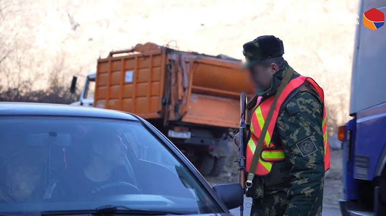 Հայ և ռուս սահմանապահները հսկում են Գորիս-Կապան ճանապարհի անվտանգությունը. տեսանյութ