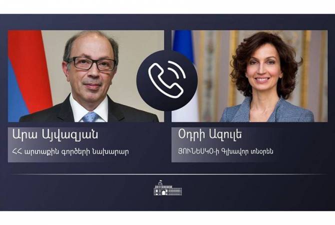 ՅՈՒՆԵՍԿՕ-ի գլխավոր տնօրենի հետ քննարկվել է Արցախի հայկական մշակութային ժառանգության պաշտպանության հարցը