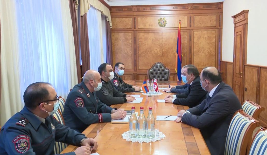 ՀՀ ոստիկանության պետն ընդունել է Հայաստանում Վրաստանի արտակարգ և լիազոր դեսպանին (տեսանյութ)