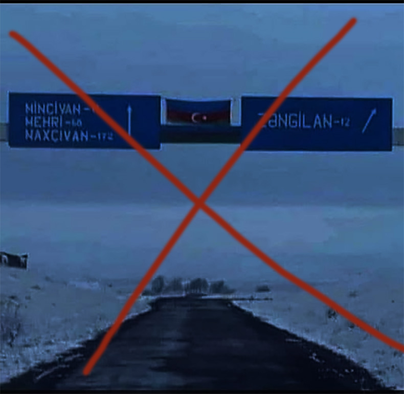 Ոչ ճանապարհներին, ոչ գյուղերի հարևանությամբ ադրբեջանական դրոշներն ու ցուցանակներն էլ չպետք է լինեն