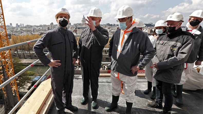 Ֆրանսիայի նախագահ Մակրոնն այցել է Փարիզի Աստվածամոր տաճար՝ ավերիչ հրդհից 2 տարի անց