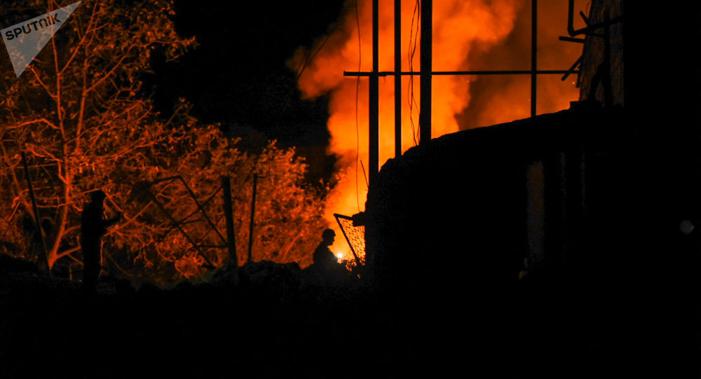 Խոշոր հրդեհ` Ստեփանակերտում. տներ են այրվել