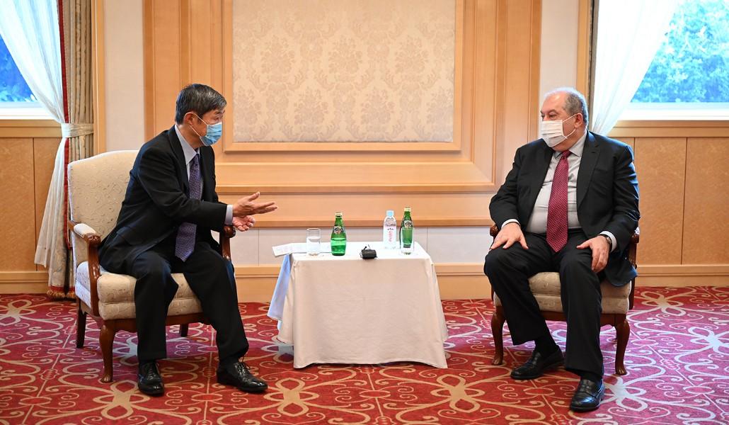 Նախագահ Սարգսյանն ու JICA-ի նախագահը փոխգործակցության ընդլայնման հնարավորություններն են քննարկել