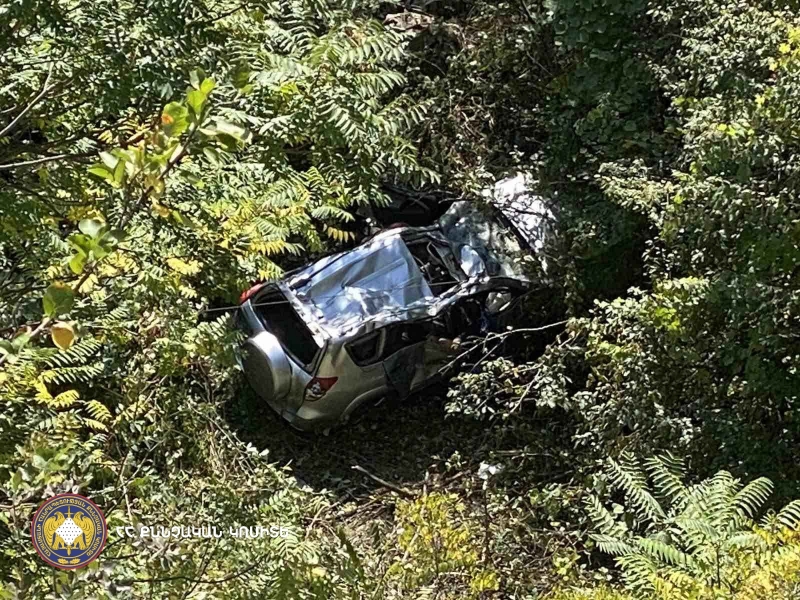 Երևան-Մեղրի ճանապարհին մեքենան գլորվել է ձորը, վարորդը տեղում մահացել է