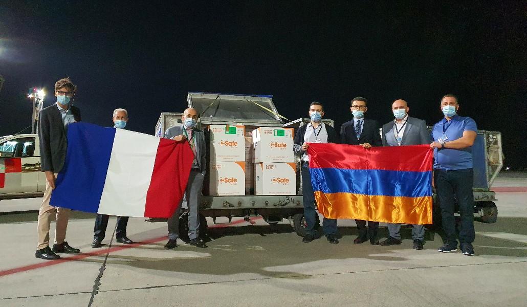 Երևան ժամանեց Ֆրանսիայի ուղարկած պատվաստանյութի առաջին խմբաքանակը՝ 25 հազար դեղաչափ