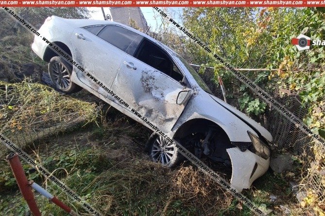 Կասկադյորական ավտովթար Երևանում.29–ամյա վարորդը Toyota–ով բախվել է եզրաքարին ու հայտնվել ձորում