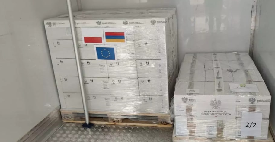 Լեհաստանը 201 640 դեղաչափ պատվաստանյութ է տրամադրել Հայաստանին