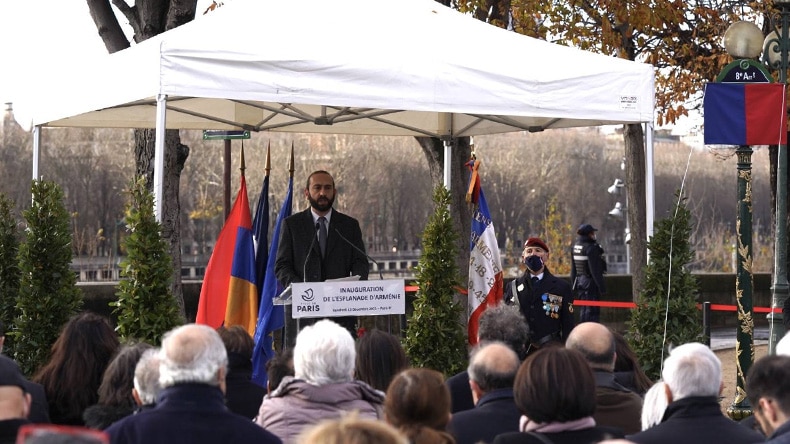 ԱԳ նախարար Արարատ Միրզոյանի խոսքը Փարիզում Հայաստանի էսպլանադի պաշտոնական բացմանը