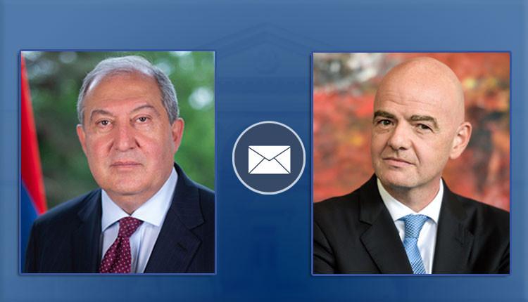 Նախագահ Արմեն Սարգսյանը նամակ է հղել FIFA -ի նախագահին
