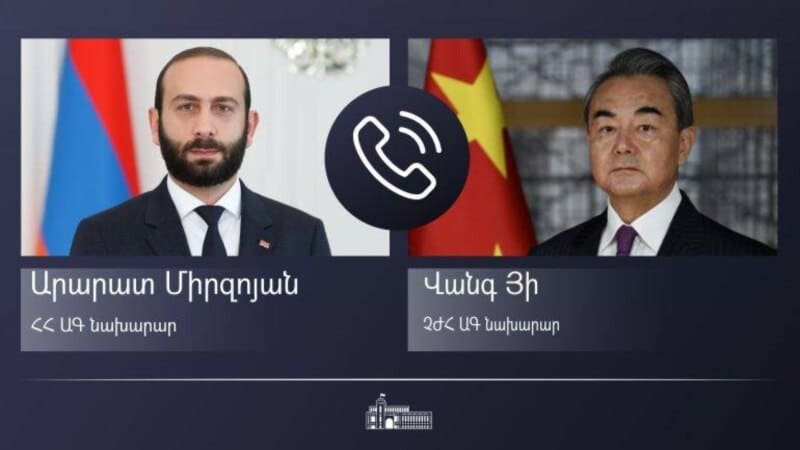 Հայաստանի ու Չինաստանի ԱԳ նախարարները քննարկել են տնտեսական և տարածաշրջանային խաղաղության հարցեր