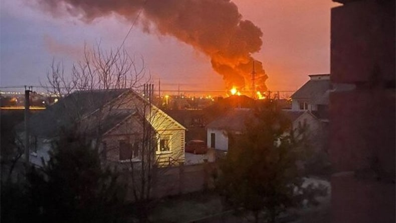 Բելգորոդի նավթի պահեստում բռնկված հրդեհի պատճառը Ուկրաինայի զինված ուժերի ավիահարվածներն են