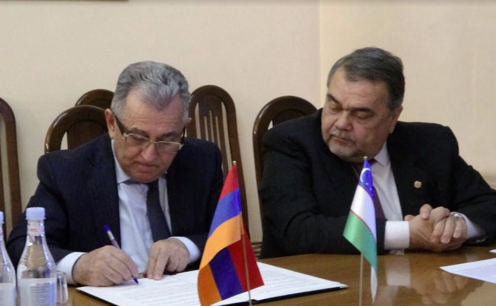 Հայաստանի և Ուզբեկստանի գիտությունների ակադեմիաները գիտական համագործակցության մասին համաձայնագիր են ստորագրել