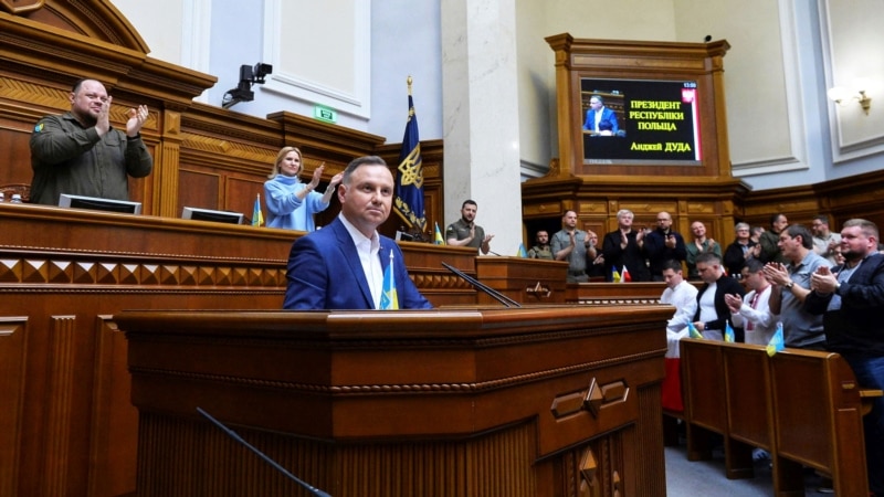 Լեհաստանի նախագահը ելույթ է ունեցել Ուկրաինայի Գերագույն ռադայում