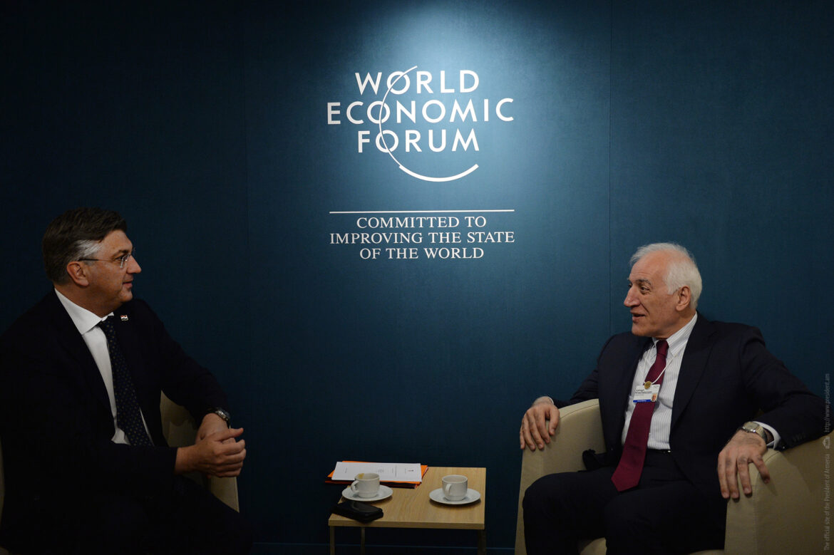 Վահագն Խաչատուրյանը Խորվաթիայի վարչապետի հետ քննարկել է հայ-խորվաթական հարաբերությունները