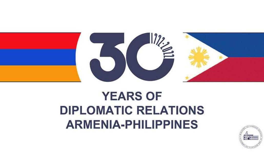 Լրացավ Հայաստանի և Ֆիլիպինների միջև դիվանագիտական հարաբերությունների հաստատման 30-ամյակը