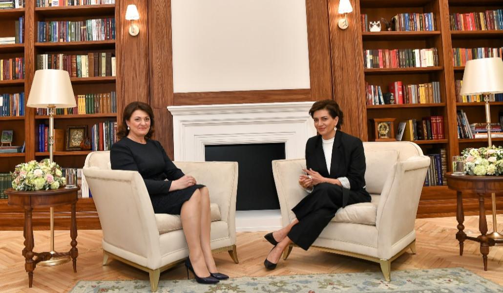 Աննա Հակոբյանը հյուրընկալել է Լիտվայի նախագահի տիկնոջը