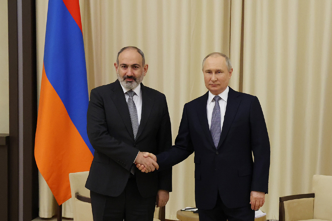 Փաշինյանն ու Պուտինը խոսել են հայ-ադրբեջանական սահմանի սահմանազատման և սահմանային անվտանգության հարցերի շուրջ