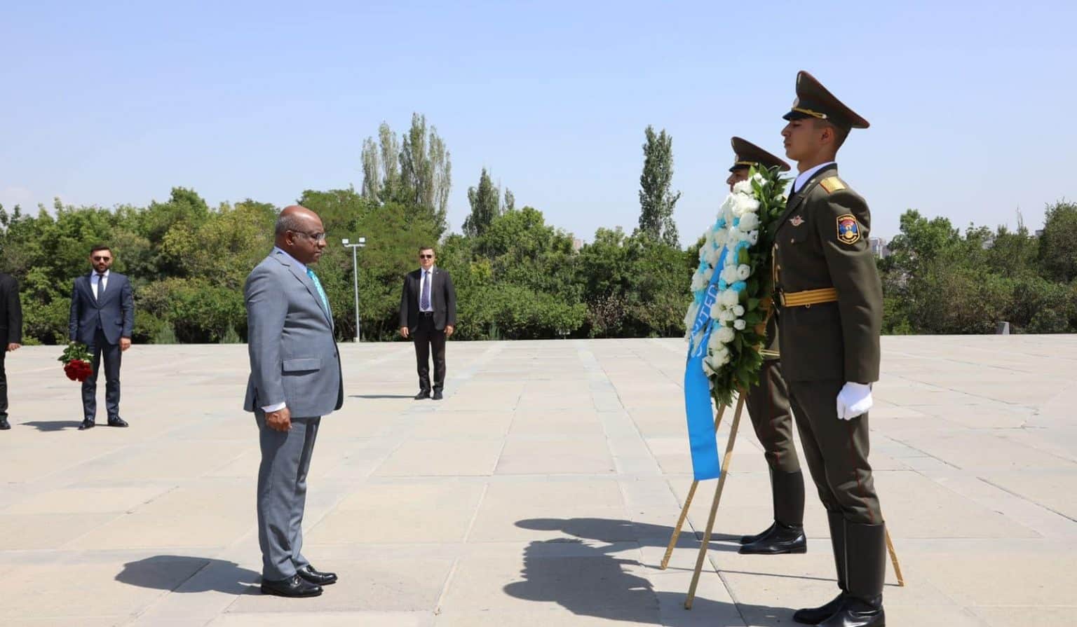Գլխավոր ասամբլեայի նախագահ Աբդուլա Շահիդը Երևանում է․ նա այցելել է Ծիծեռնակաբերդ