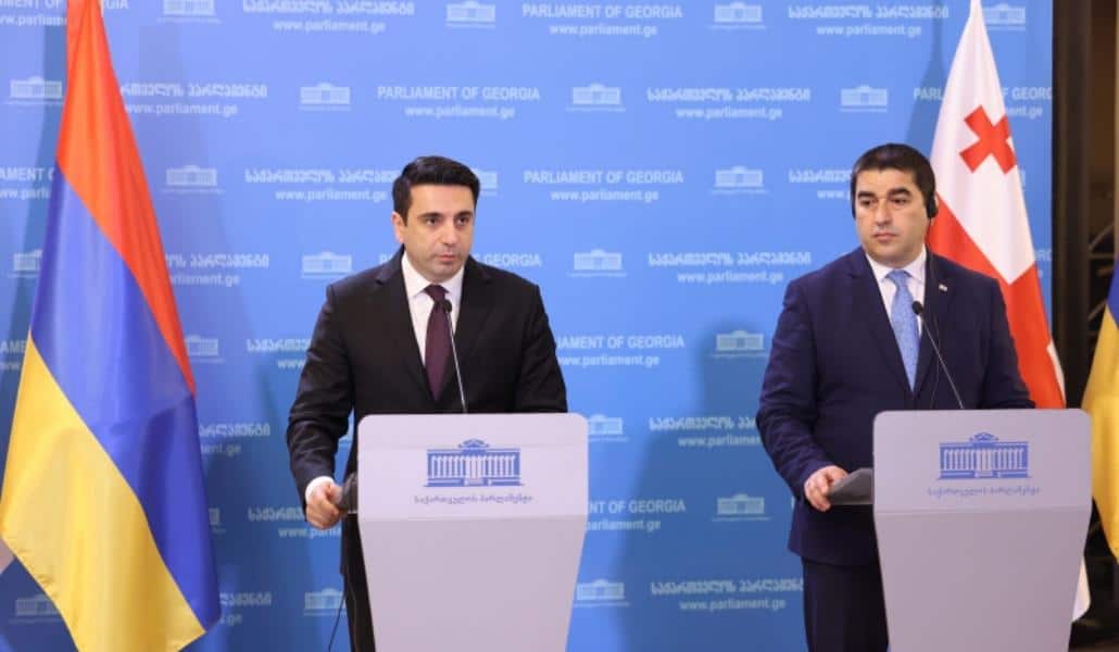 Հայաստանի եւ Վրաստանի ԱԺ նախագահները քննարկել են տարածաշրջանային անվտանգության ու խաղաղության հարցը