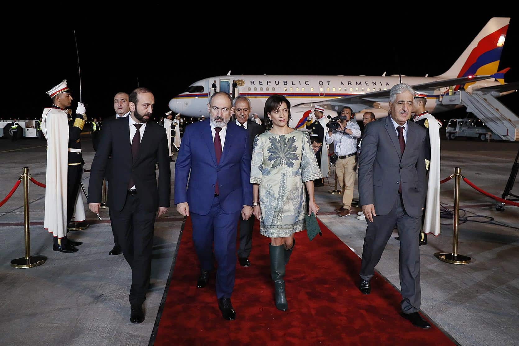 Նիկոլ Փաշինյանը տիկնոջ հետ աշխատանքային այցով ժամանել է Թունիս