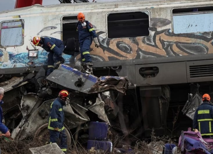 Հունաստանում գնացքների բախման հետևանքով զոհերի թիվը հասել է 43-ի