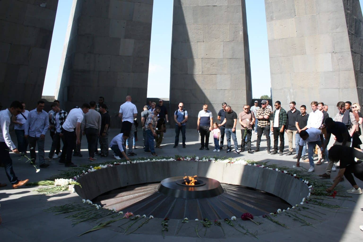 Հայ-ամերիկյան զորավարժության մասնակիցները այցելել են Հայոց ցեղասպանության հուշահամալիր