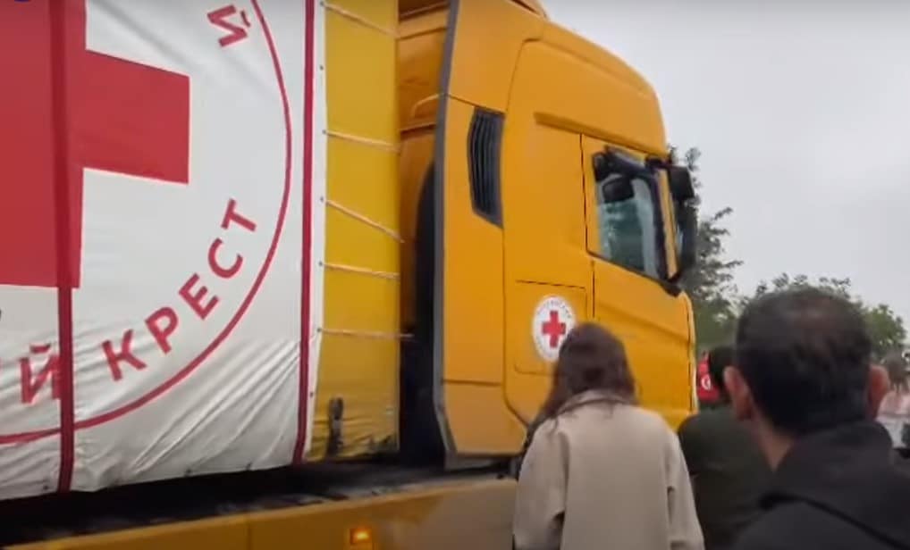 ՌԴ Կարմիր խաչի կողմից ուղարկված հումանիտար օգնությունը Ստեփանակերտում է