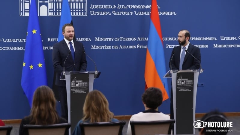 Հայաստանի և Էստոնիայի ԱԳ նախարարների համատեղ մամուլի ասուլիսը