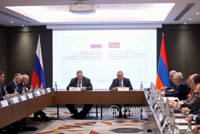 Երևանում կայացել է Հայ-ռուսական միջկառավարական հանձնաժողովի 22-րդ նիստը