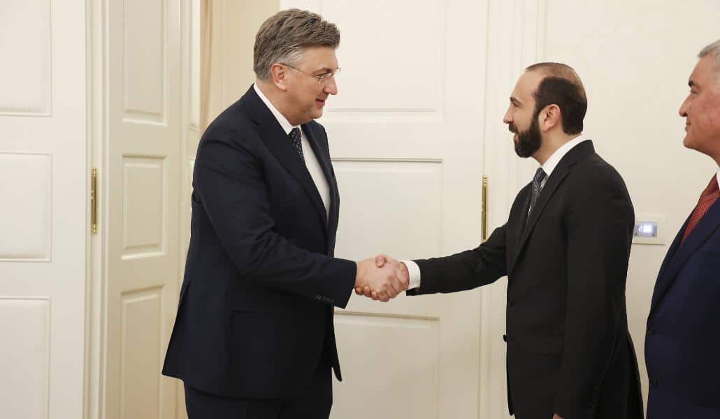 Արարատ Միրզոյանը հանդիպում է ունեցել Խորվաթիայի վարչապետի հետ