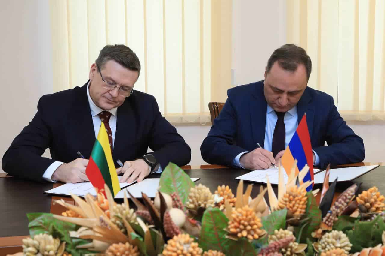 ՀՀ և Լիտվայի ՊՆ-ների միջև ստորագրվել է համագործակցության 2024 թ․ ծրագիրը