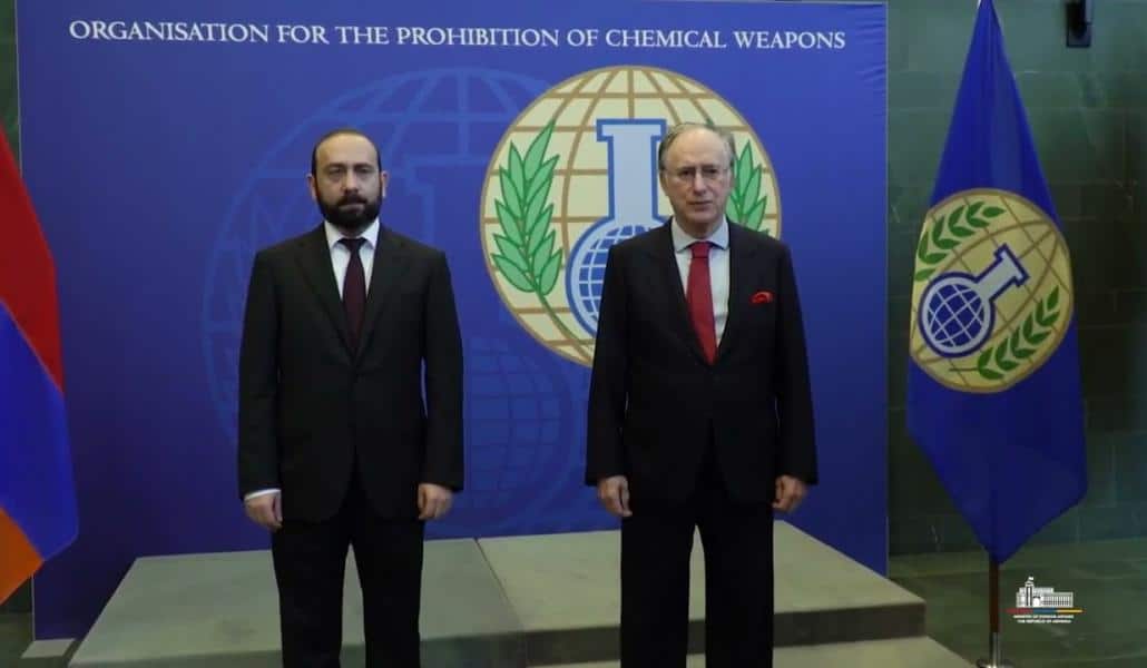 Հանդիպմանը քննարկվել են Հայաստանի և Քիմիական զենքի արգելման կազմակերպության միջև  հարցեր
