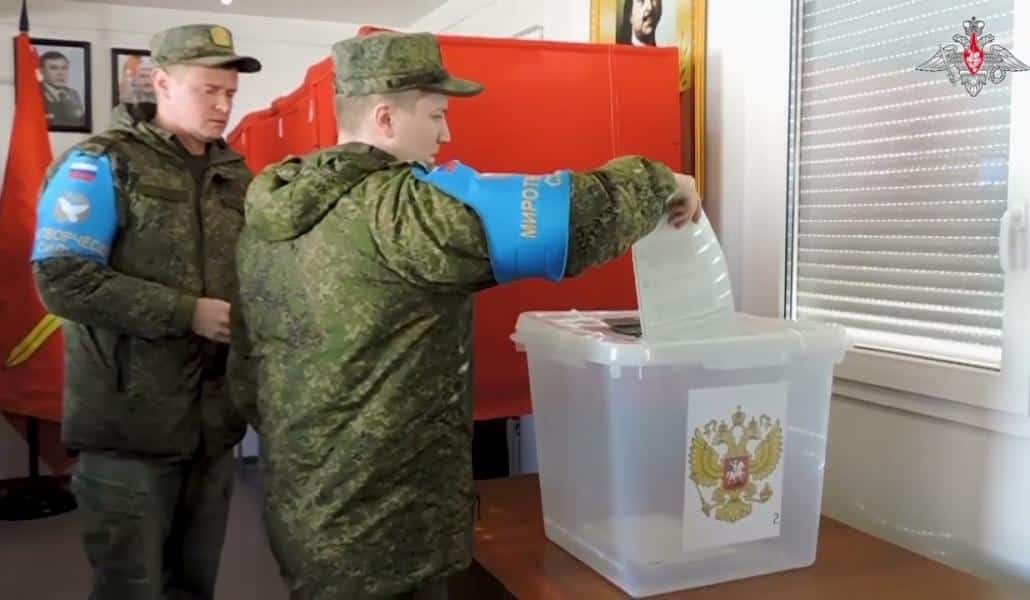 Արցախում «խաղաղապահները» վաղաժամ քվեարկություն են անցկացրել ՌԴ նախագահի համար