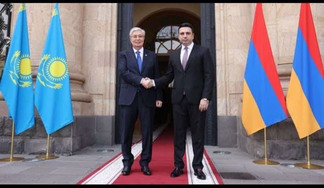 Ալեն Սիմոնյանն ընդունել է Ղազախստանի նախագահ Կասիմ-Ժոմարտ Տոկաևին